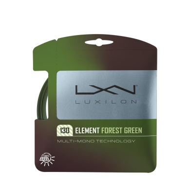 Luxilon Tennis String Element (Durability+Touch) green 12m Set